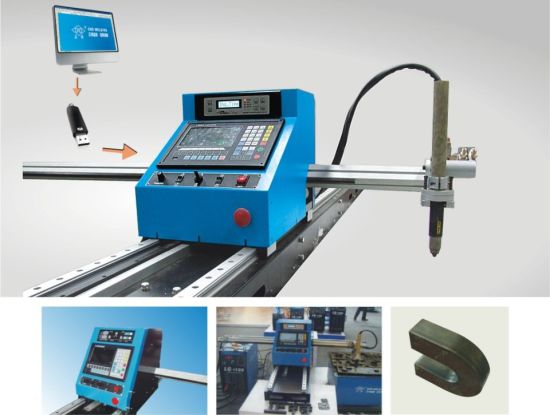 پلازما کاٹنے کی مشین لوہے / تانبے / ایلومینیم کارنے پلازما CNC روٹر