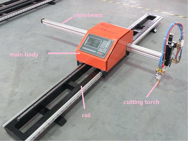 ایئر گیس آکسیجن پلازما CNC کاٹنے کی مشین، سی این سی کٹر پلازما