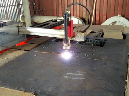 مشین CNC کٹر اجزاء کاٹنے poprtable سنک پلازما کاٹنے مشین شعلہ