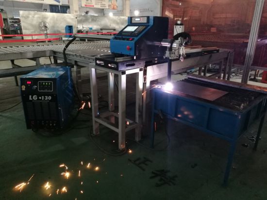 میٹل پلیٹ کے لئے CNC فیکٹری سپلائی پلازما اور شعلہ ٹیبل کاٹنے والی مشین